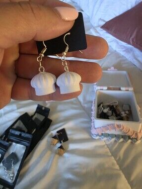 Chef Hat Dangle Earrings - Women/girls Accessory